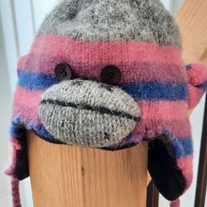 KNITWIT🩷Wool Monkey Hat